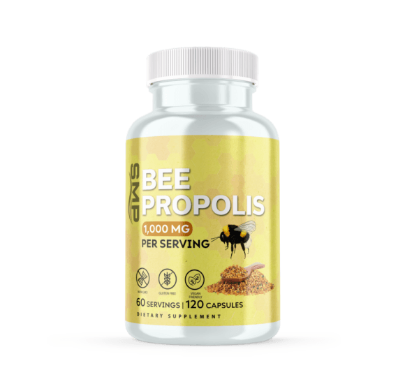 Bee Propolis (5% Flavonoids) Capsules 500 mg ea