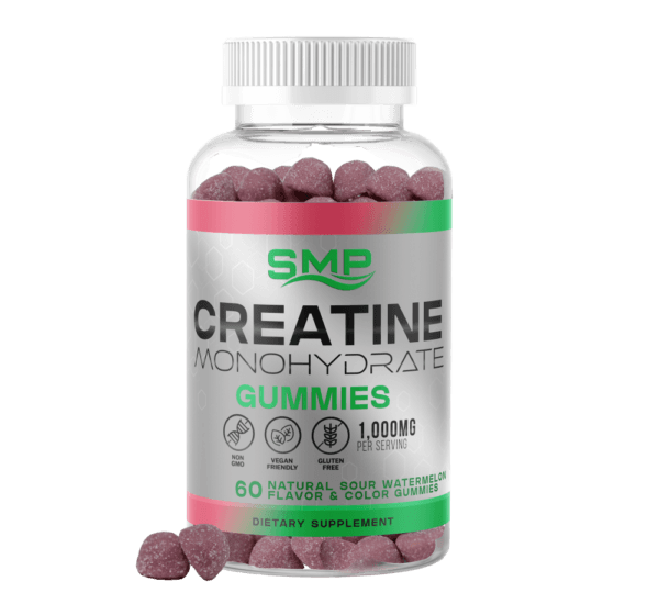 1,000 mg Creatine Monohydrate Per Gummy Sour Watermelon Flavored