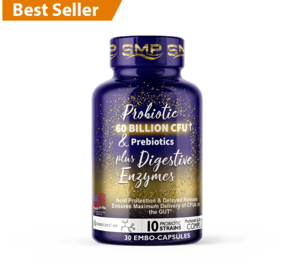 60B CFU Probiotic & Prebiotic Capsules