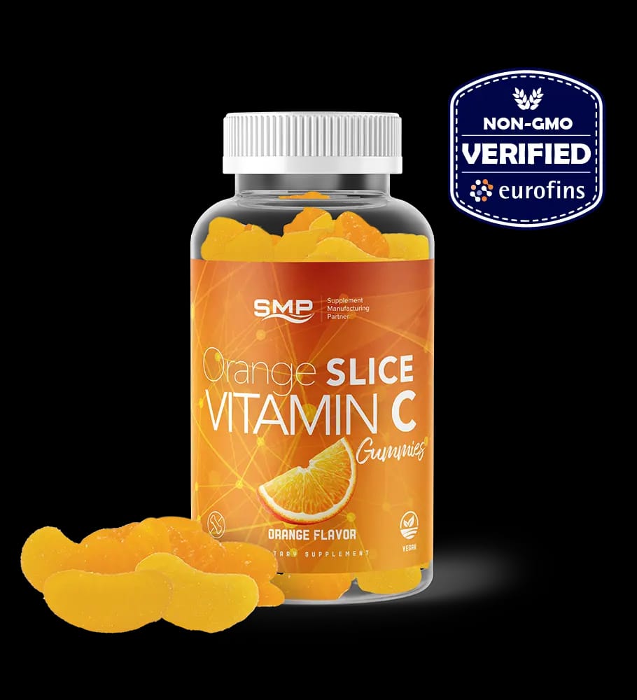 Vitamin C Gummy Slices - Natural Orange Flavor
