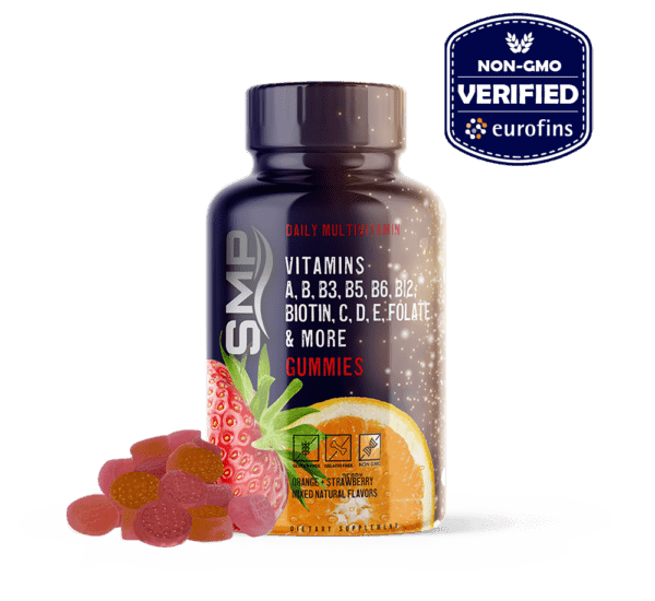 Daily Multivitamin A, B, B3, B5, B6, B12, Biotin, C, D, E, Folate -Men Women Adults