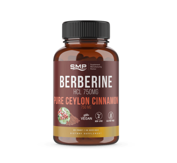 Berberine & Ceylon Cinnamon Capsules 750 mg