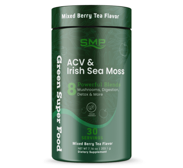 ACV + Organic Irish Sea Moss Green Superfood Powder 235.29g (30 Servings)