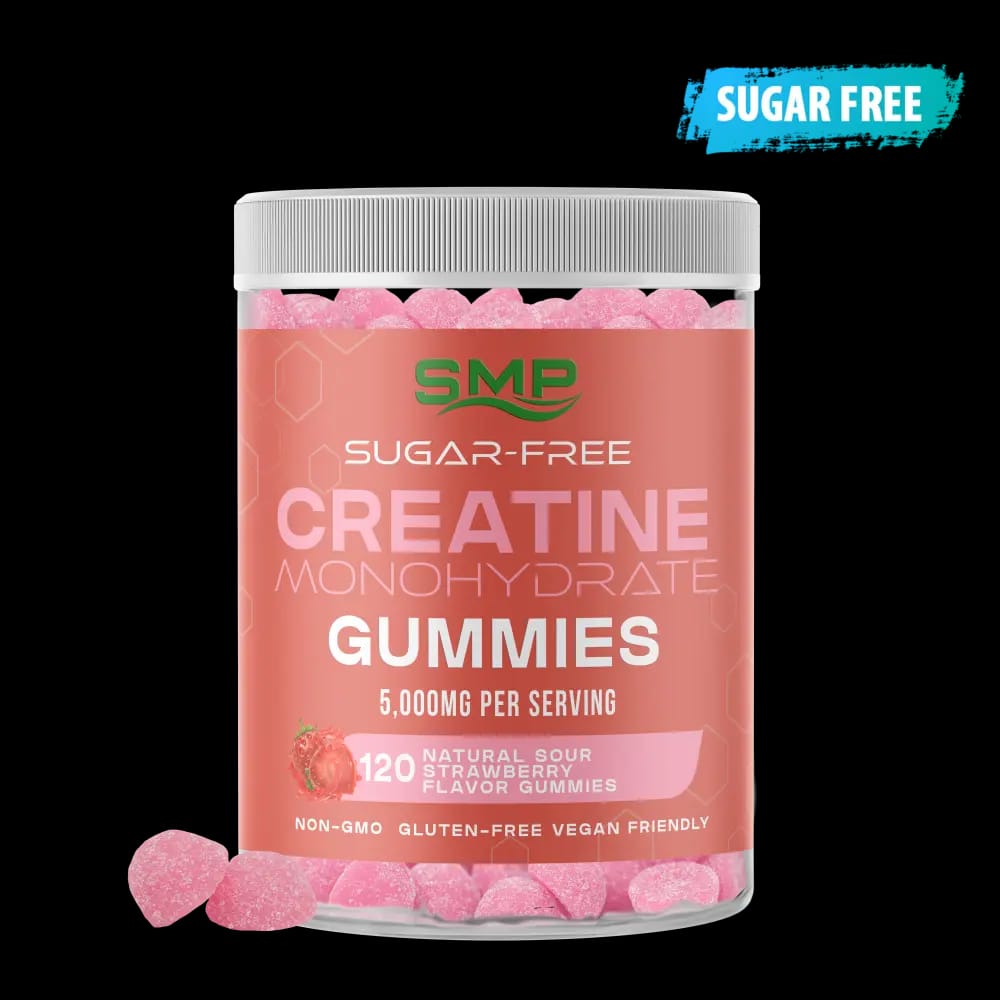 Sugar Free Natural Sour Strawberry Creatine Gummy