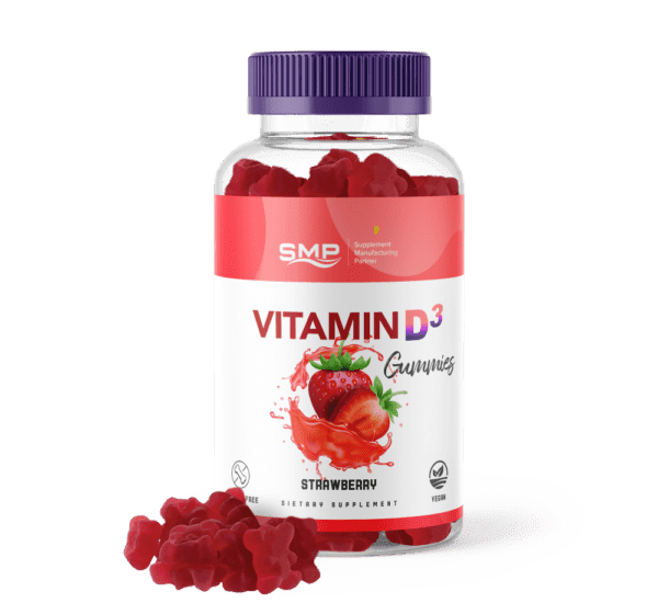 Vitamin D3 800iu Gummies – Strawberry Flavor
