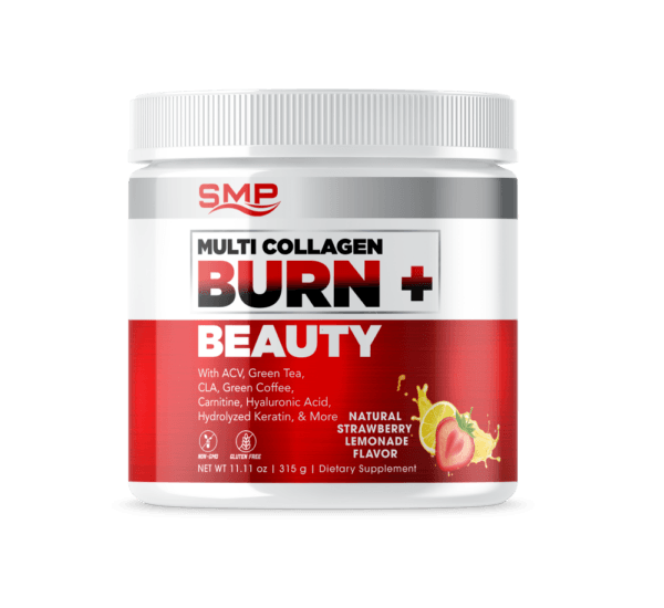 Strawberry Lemonade Multi Collagen Burn + Beauty Powder 309g (Serving Size: 10.3g, 30 Servings)