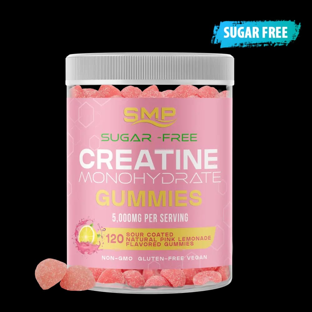 Natural Pink Lemonade Sugar Free Creatine Monohydrate Gummies