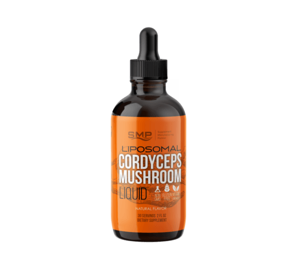 Liposomal Cordyceps Mushroom Liquid – Phospholipid & Bioperine® Absorption - 30 Servings - 2oz – Natural Flavors – Gluten Free – Non-GMO – Vegan Friendly