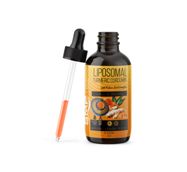 vegan liposomal turmeric curcumin liquid drops w fulvic acid complex bioperine for absorption natural lemon flavor 60 servings 2oz non gmo gluten free