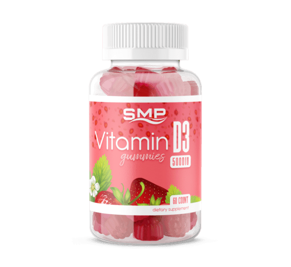 Vitamin D3 5,000iu Gummies – Strawberry Flavor