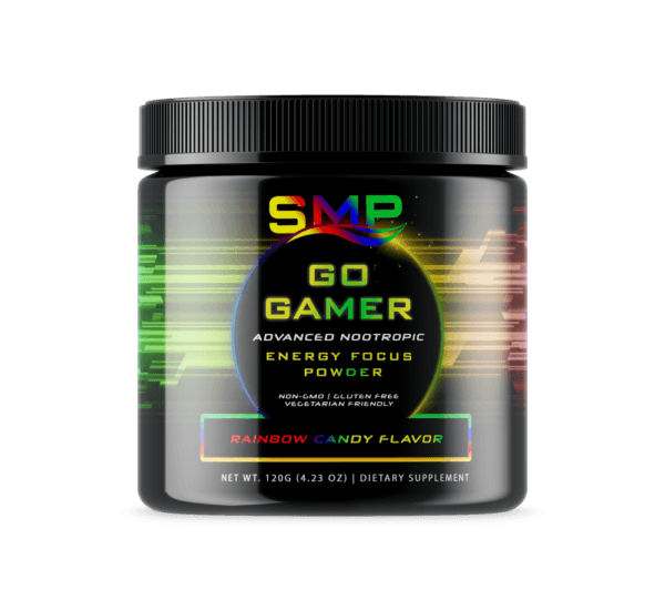 Go-Gamer Advanced Nootropic Energy Focus Powder – Rainbow Candy Flavors