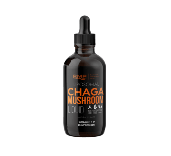 Liposomal Chaga Mushroom Liquid  – Phospholipid & Bioperine® Absorption - 30 Servings - 2oz – Natural Flavors – Gluten Free – Non-GMO – Vegan Friendly