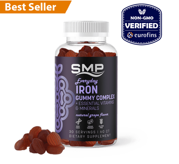 Iron Gummies – Natural Grape Flavor