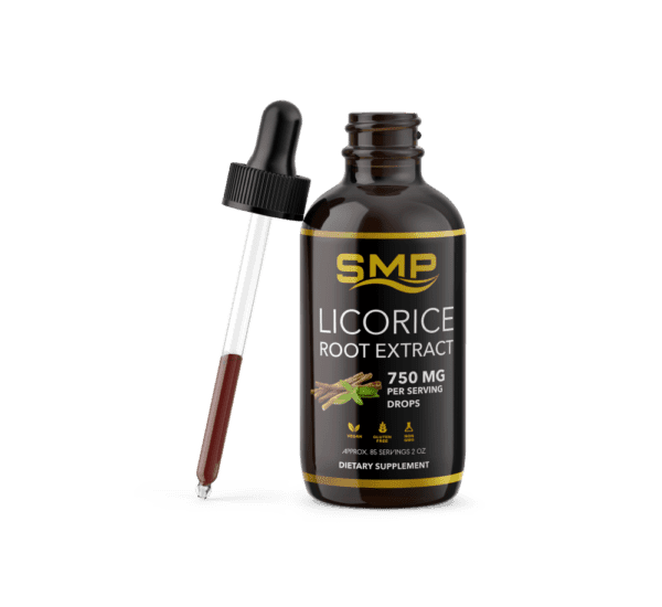 Licorice Root Extract Liquid Drops 2oz - 750mg - Glycyrrhiza Glabra – 85 Servings - Gluten Free - Non-GMO - Vegan Friendly