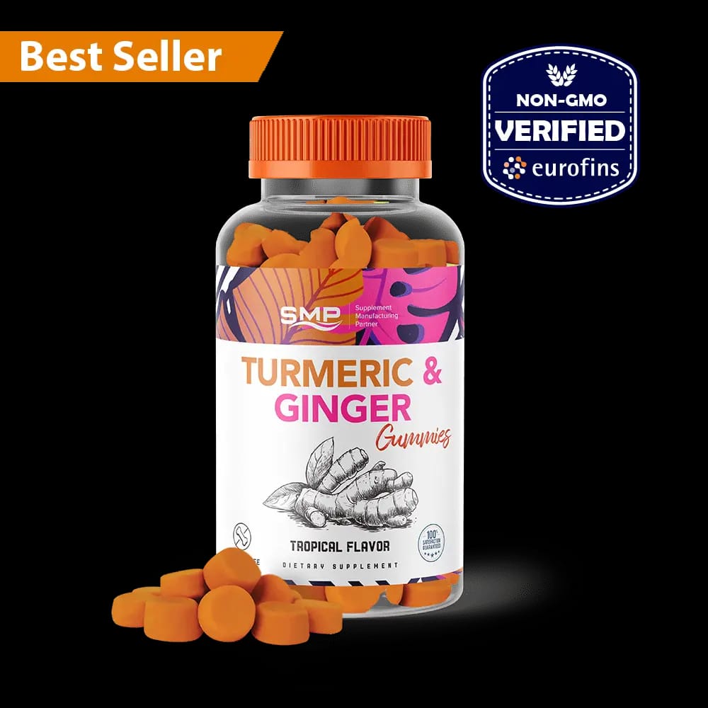 Turmeric & Ginger Gummies – Tropical Flavor