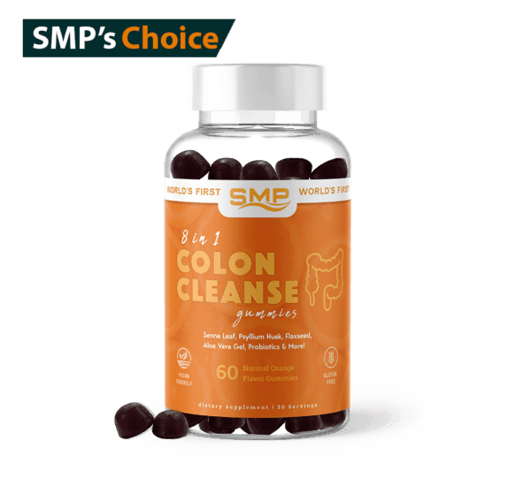 8 In 1 Worlds First Colon Cleanse Gummy - Senna Leaf, Psyllium Husk, Flaxseed, Aloe Vera Gel, Probiotics