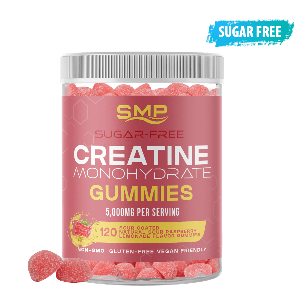 Natural Raspberry Lemonade Sugar Free Creatine Monohydrate Gummies