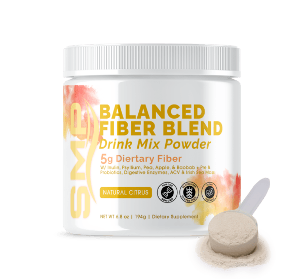 Balanced Fiber Powder + Blend Drink Mix 194.4 g - Citrus Flavored