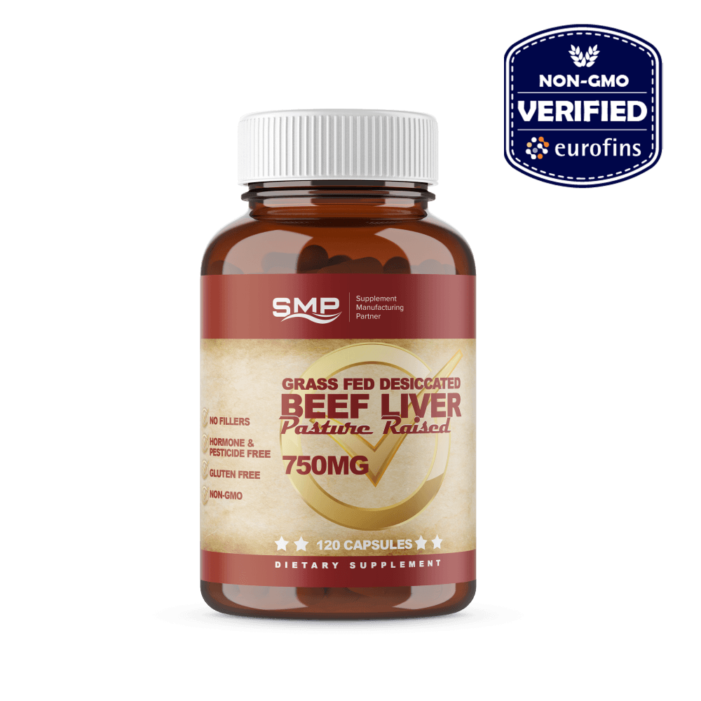 Beef Liver Capsules, Size '00'