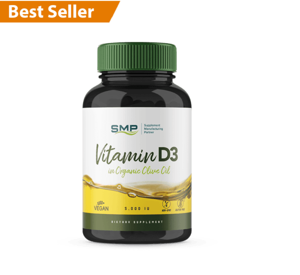 Vitamin D3 in Olive Oil 5,000 IU Softgels