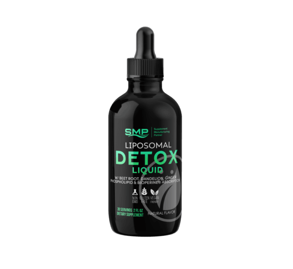 Liposomal Detox Liquid W/ Beet Root – Dandelion - Ginger – Phospholipid & Bioperine® Absorption - 30 Servings - 2oz – Natural Flavors – Gluten Free – Non-GMO – Vegan Friendly