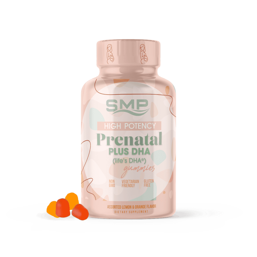 Prenatal DHA Gummies (life's DHA®) + Vitamin C & More - Assorted Natural Flavors & Colors - Dome Shape – Vegetarian Friendly - Gluten & Allergen Free - Non-GMO