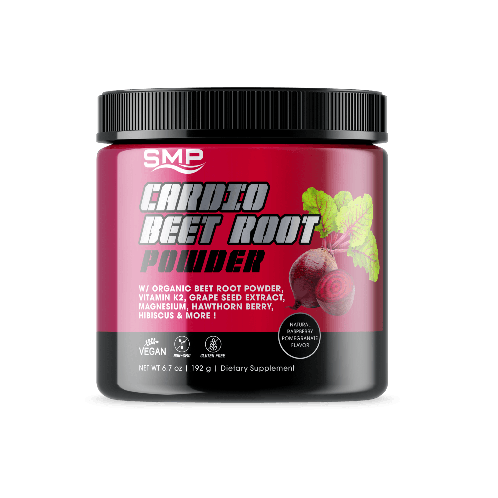 Cardio Beet Root Powder W/ Organic Beet Root Powder, Vitamin K2, Grape Seed Extract, Magnesium, Hawthorn Berry, Hibiscus & More ! Natural Raspberry Pomegranate Flavor – Non-GMO – Gluten Free – Vegan Friendly