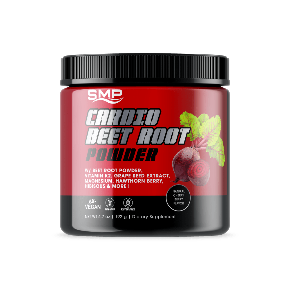 Cardio Beet Root Powder W/ Organic Beet Root Powder, Vitamin K2, Grape Seed Extract, Magnesium, Hawthorn Berry, Hibiscus & More ! Natural Cherry Berry Flavor – Non-GMO – Gluten Free – Vegan Friendly