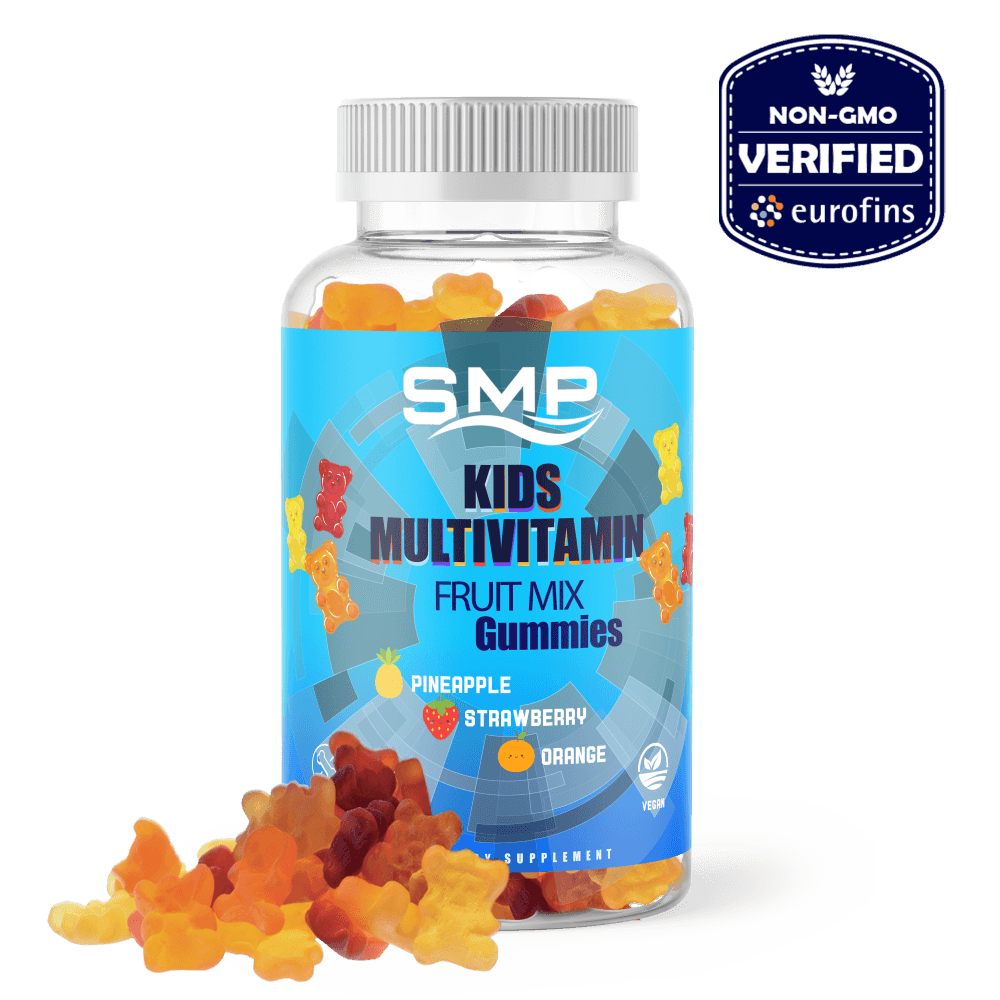 Kids Multivitamin Gummies – Mixed Assorted Natural Flavors & Colors - Non-GMO – Gluten-Free – Vegan – Allergen-Free