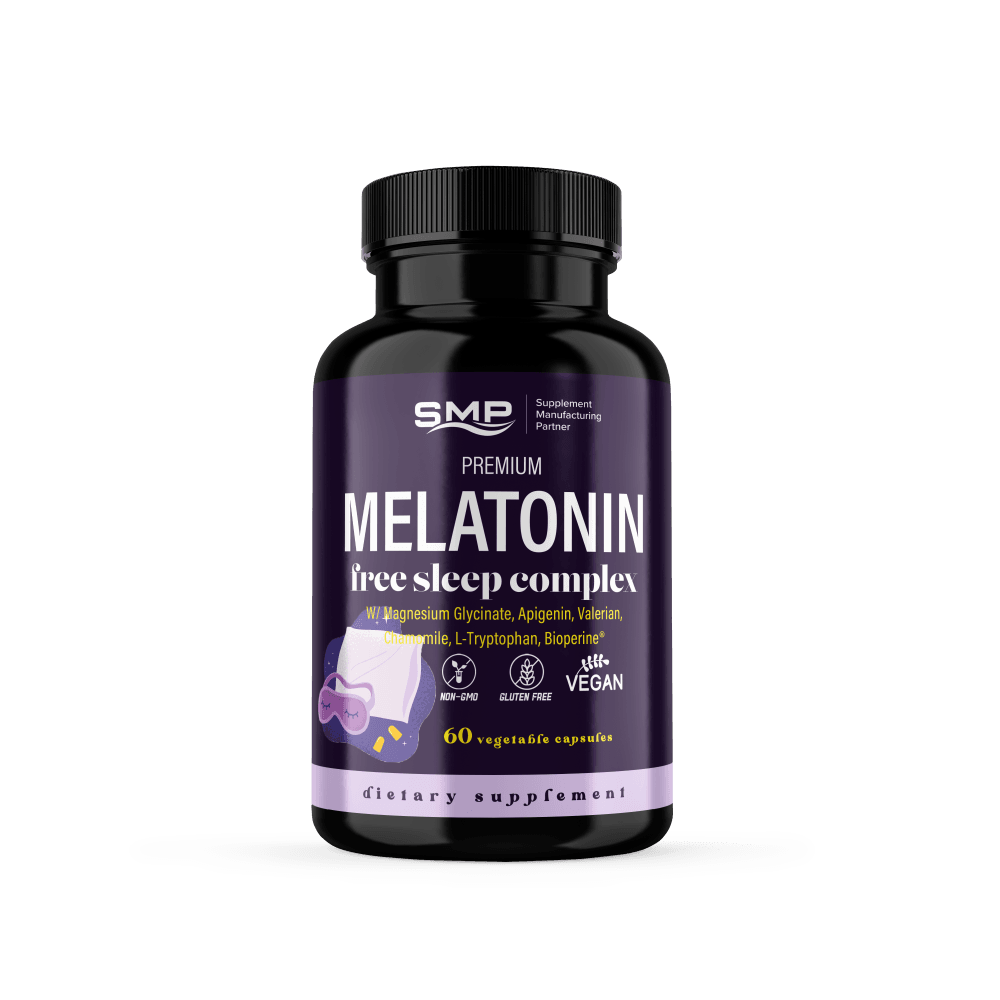 Premium Melatonin Free Sleep Capsules, Size '0'
