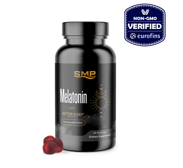 Melatonin Gummies - 5mg - Natural Blackberry Flavor