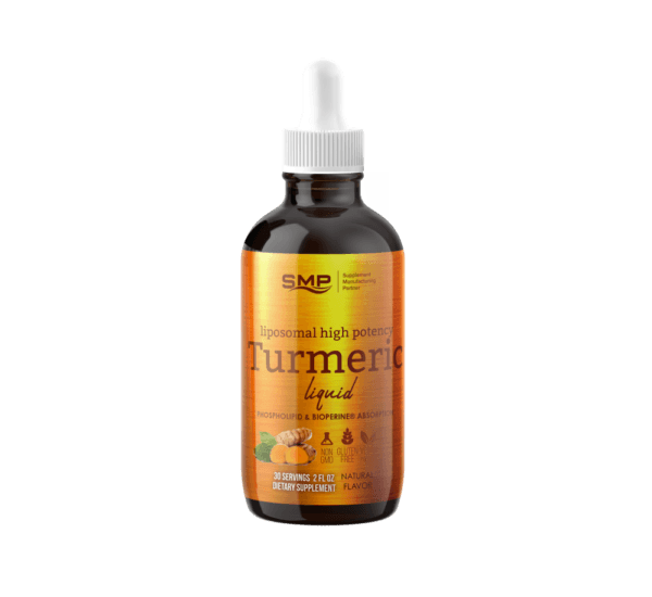 Liposomal High Potency Turmeric Liquid – Phospholipid & Bioperine® Absorption - 30 Servings - 2oz – Natural Flavors – Gluten Free – Non-GMO – Vegetarian Friendly