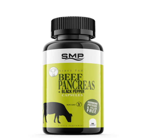 Grass Fed Beef Pancreas + Black Pepper - Non-GMO – Hormone, Pesticide & Filler Free – Freeze-Dried
