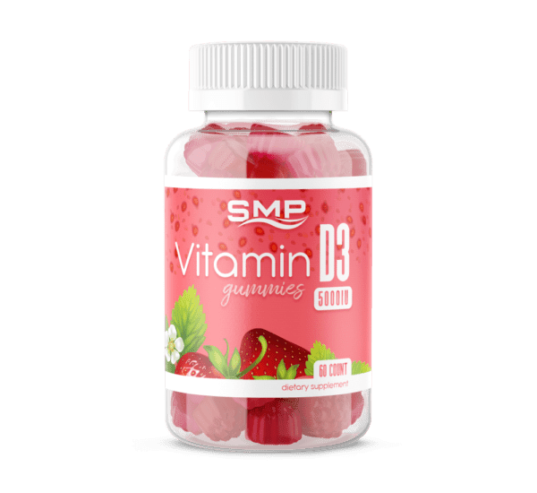 Vitamin D3 5,000iu Gummies – Strawberry Flavor