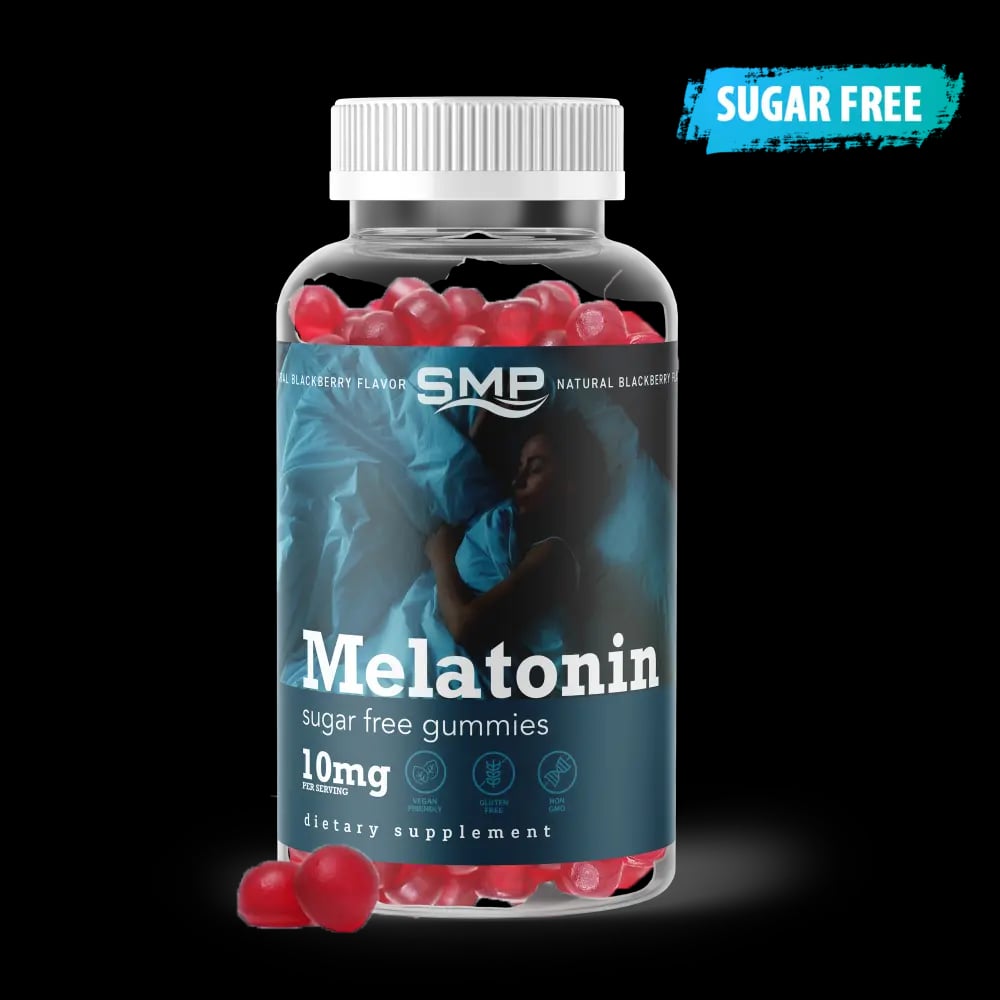 Sugar Free Melatonin 5mg 2g Pectin Gummy - Natural Blackberry - Gluten Free - Non-GMO - Vegan Friendly