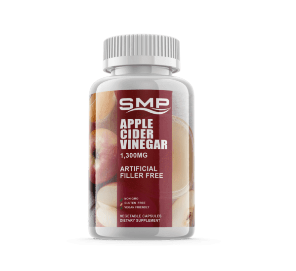 Apple Cider Vinegar Capsules 1300mg per serving, Size '00'