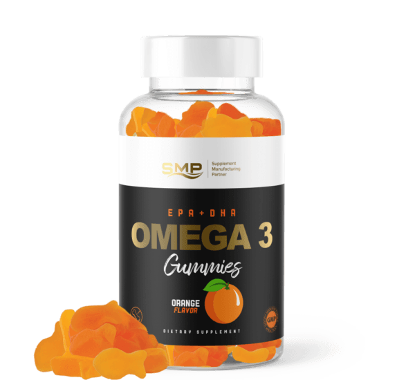Omega 3,6,9 Gummies – Men & Women – Flaxseed Oil W/ ALA – Natural Orange Flavor & Color