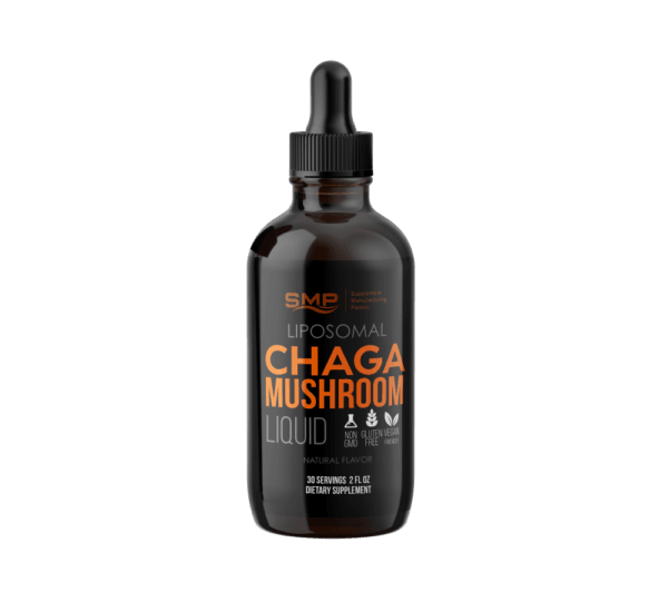Liposomal Chaga Mushroom Liquid  – Phospholipid & Bioperine® Absorption - 30 Servings - 2oz – Natural Flavors – Gluten Free – Non-GMO – Vegan Friendly