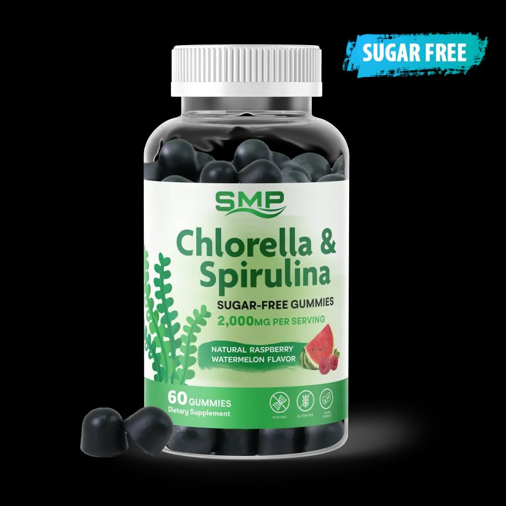 Sugar Free Chlorella & Spirulina Gummy