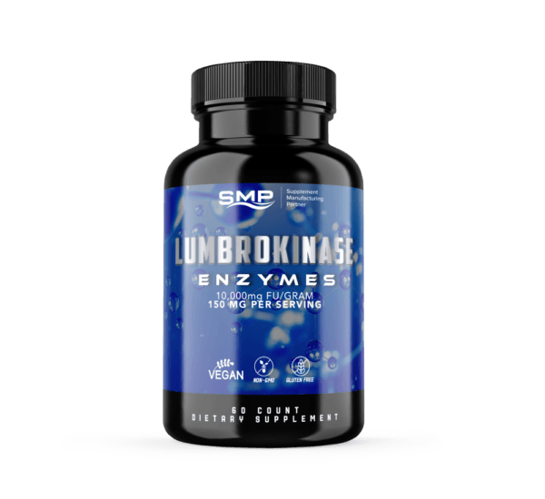 Lumbrokinase 10,000 FU/ Gram Capsules 75mg ea