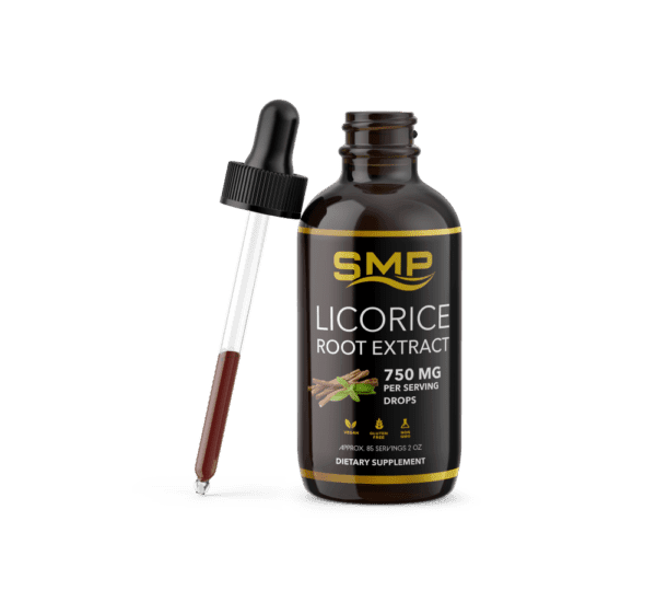 Licorice Root Extract Liquid Drops 2oz - 750mg - Glycyrrhiza Glabra – 85 Servings - Gluten Free - Non-GMO - Vegan Friendly