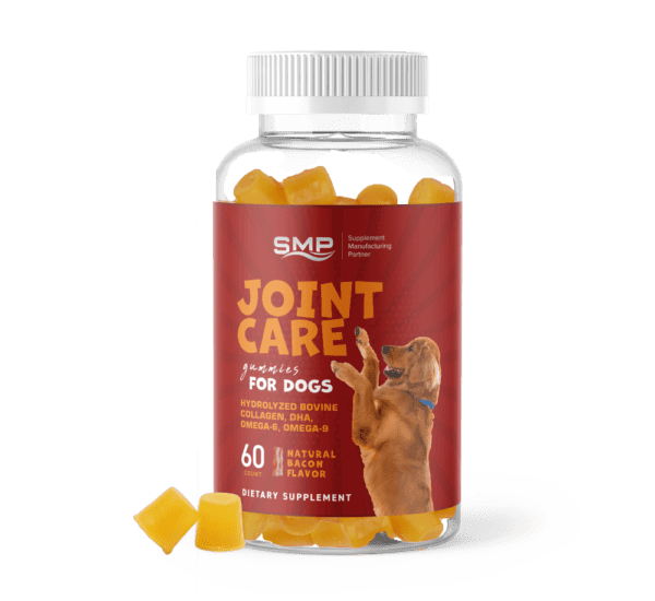 Joint Care Gummies For Dogs Hydrolyzed Bovine Collagen, DHA, Omega-6, Omega-9