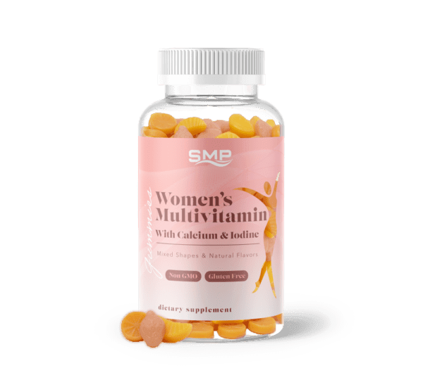 Women’s Multivitamin Gummies W/ Calcium & Iodine – Mixed Shapes