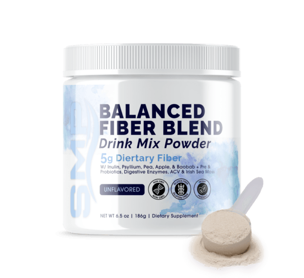 Balanced Fiber Powder + Blend Drink Mix 186 g Unflavored
