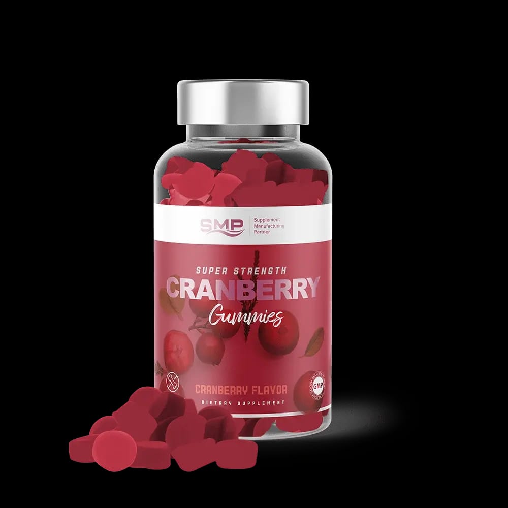 Super Strength Cranberry Gummies w/ Natural Cranberry Puree