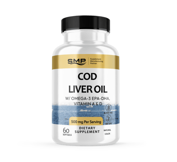 Cod Liver Oil 500 mg Softgels