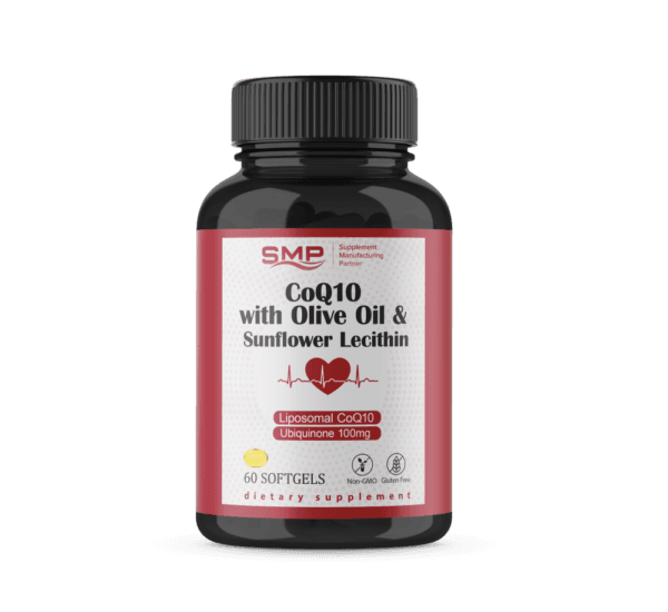 CoQ10 100mg with Olive Oil and Lecithin 100mg Softgels
