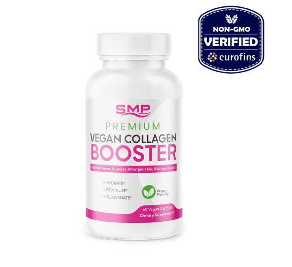 High Potency Vegan Collagen Booster – Amino Acids – Resveratrol – Aloe Vera – Zinc – Vitamin C – Veggie Caps