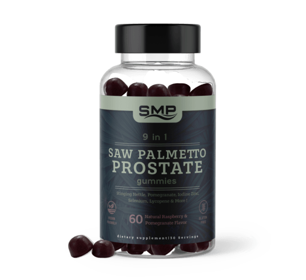 9 In 1 Saw Palmetto Prostate Gummy-Stinging Nettle, Pomegranate, Iodine Zinc, Selenium, Lycopene & Raspberry