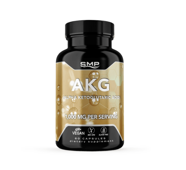 AKG (Alpha-ketoglutaric acid) capsules 500 mg ea